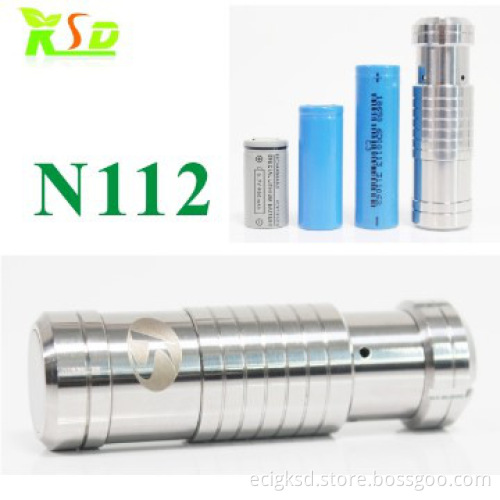 Mechanical Telescopic ecig Mod 18650 18350 battery N112 Body